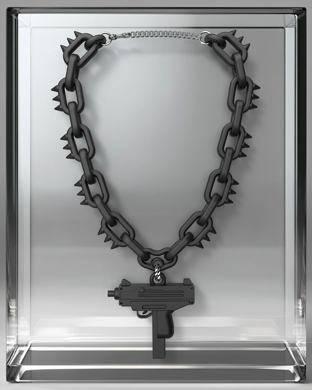 Uzi Pendan Chain Black