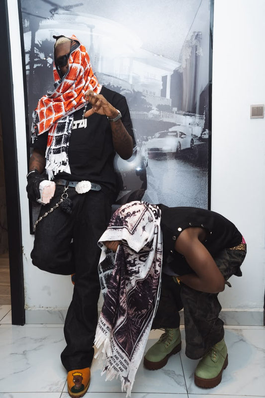 Urban Graphic Statement Scarf