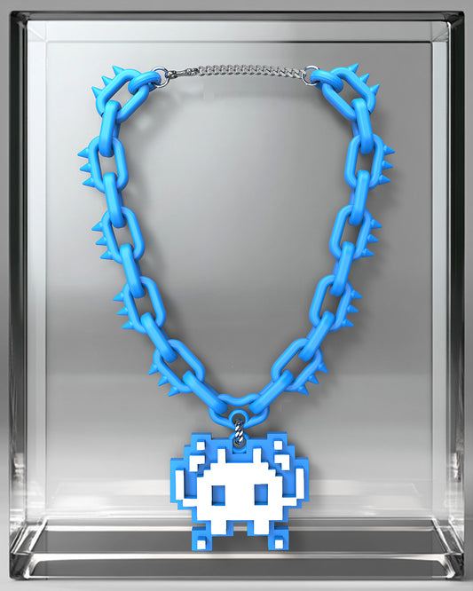 Pixel Gamer Emoji Pendant