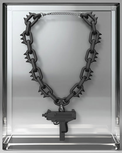 Uzi Pendan Chain Black